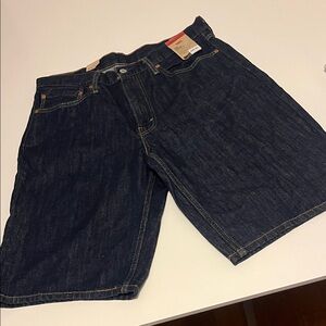 Levi's Dark Blue Jean Shorts for Men